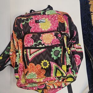 Vera Bradley Lighten Up Large Backpack Floral Pattern Travel School Laptop C0254